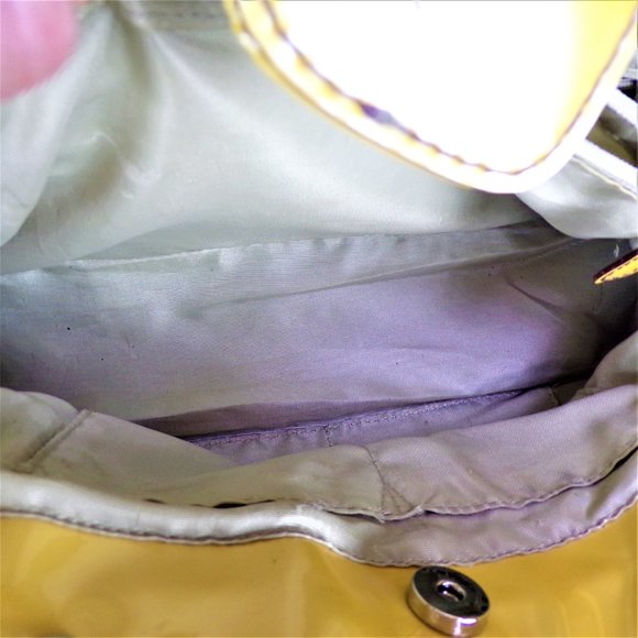 Yellow Perforated Women's Handbag - Picture 8 of 13